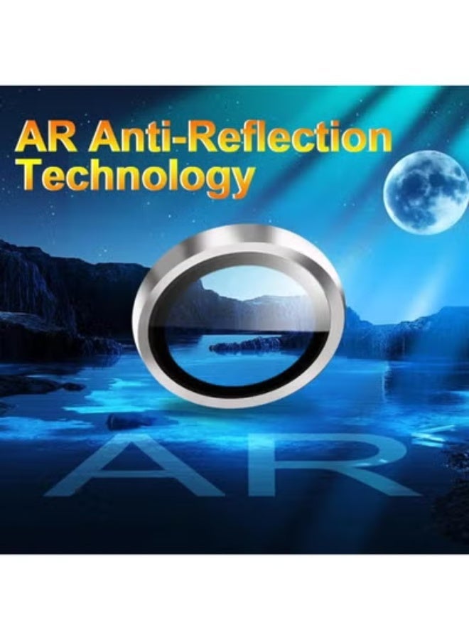 واقي زجاجي لعدسة الكاميرا لهاتف Realme C61 - فضي - Image 4